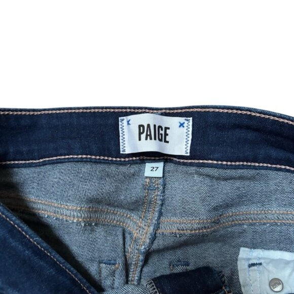 Paige High Rise Manhattan Blue Jeans Size 27 - Picture 5 of 6